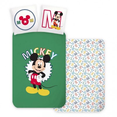  Disney Mickey Letters ágyneműhuzat 140×200cm, 70×90 cm