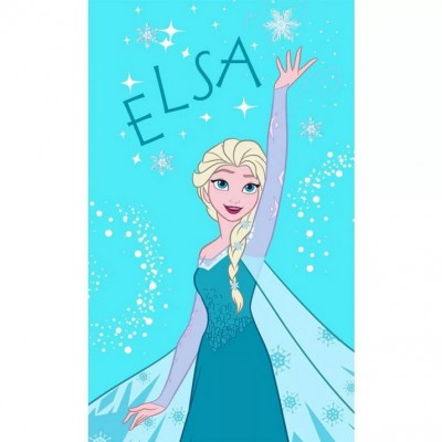  Disney Jégvarázs Elsa kéztörlő, arctörlő, törölköző 30x50 cm