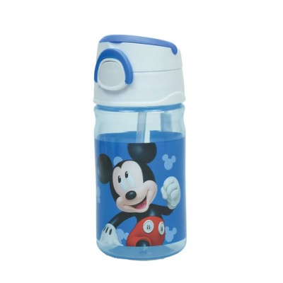  Disney Mickey Blue műanyag kulacs akasztóval 350 ml