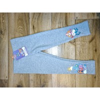 Mancs őrjárat mintás meleg bélelt leggings -szürke