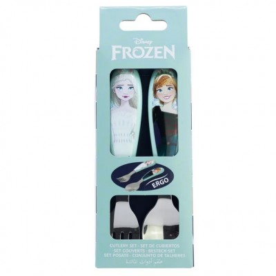  Disney Jégvarázs Snowy Tale fém ergo evőeszköz készlet - 2 darabos 