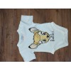 Rövid ujjú baba body Bambi mintával