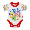 Fisher-Price rövid ujjú baba body fehér