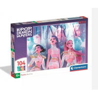 K-pop Démonvadászok Shining Stars 104 db-os Super puzzle Clementoni 