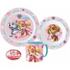 Paw Patrol, Mancs Őrjárat Étkészlet, micro műanyag szett