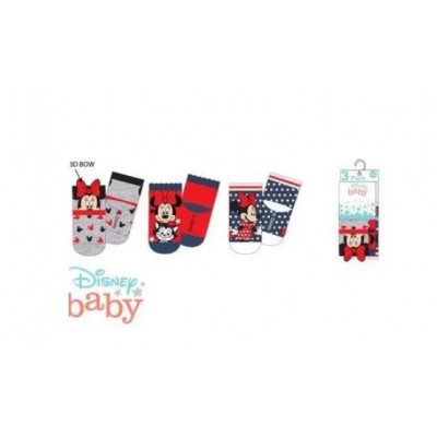 Disney Minnie Baba zokni 3db/csomag