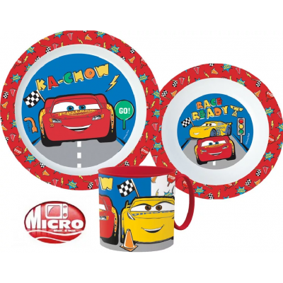 Disney Cars, Verdák Étkészlet, micro műanyag szett