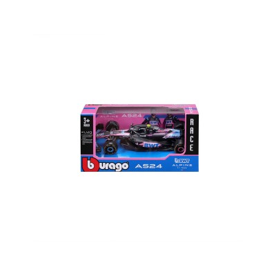 Bburago 1 /43 F1 versenyautó - BWT Alpine F1 Team A524 (2024)