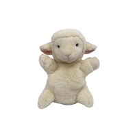 Plüss kesztyűbáb, 27 cm - bárány