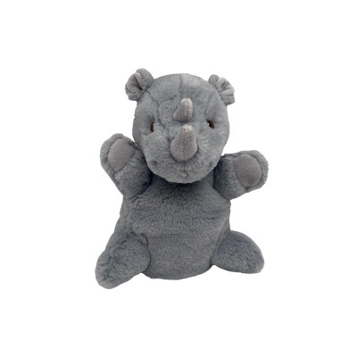 Plüss kesztyűbáb, 27 cm - orrszarvú