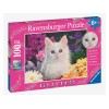 Ravensburger Puzzle 100 db - Csillámcicák