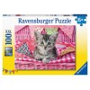 Ravensburger Puzzle 100 db - Aranyos cicák