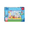 Ravensburger Puzzle 2x12 db - Peppa kalandja