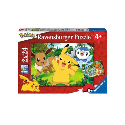 Puzzle 2x24 db - Pokemon