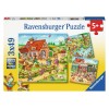 Ravensburger Puzzle 3x49 db - Nyaralás