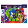 Ravensburger Puzzle 3x49 db - Sonic