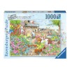 Ravensburger Puzzle 1000 db - Beach Garden Cafe