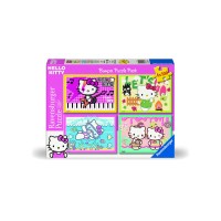 Puzzle 4x100 - Hello Kitty