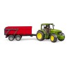 John Deere 6920 traktor billenő pótkocsi