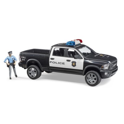 RAM 2500 Rendőrautó rendőrrel és tartozékokkal