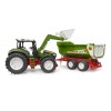ROADMAX Homlokrakodós traktor + billenő pótkocsi