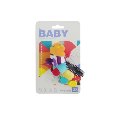 Plüss kukac tépőzárral