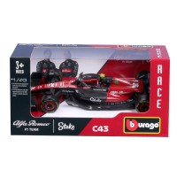 Bburago 1 /43 F1 versenyautó - Alfa Romeo Stake C43 #24 (Guanyu Zhou)