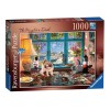 Puzzle 1000 db - A puzzle kirakó asztala
