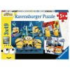Puzzle 3x49 db - Minyonok 2