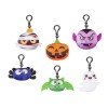 Halloween plüss figurák, 10 cm, 6 féle