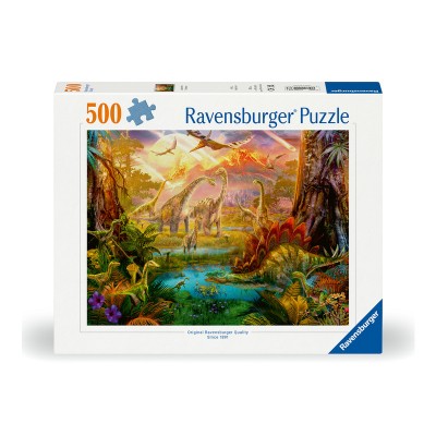 Puzzle 500 db - Dinoszauruszok országa