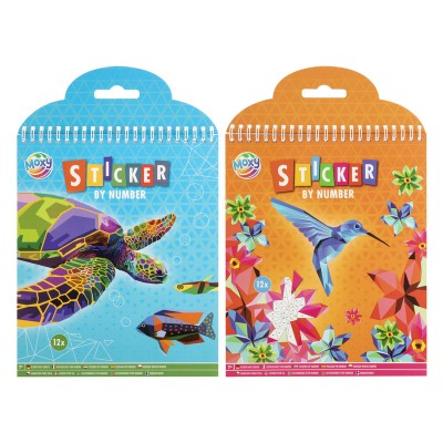 Matricák számok szerint, 12 kép, 24x20, 2 féle