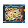 Puzzle 1000 db - Szorgos madárkák