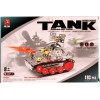 Tank 193 darabos fém építőjáték