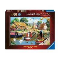 Puzzle 1000 db - Egy forgalmas nap a csatornában