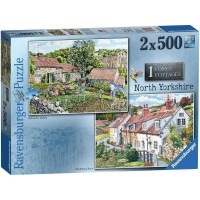 Puzzle 2x500 db - Kényelmes házikó no1