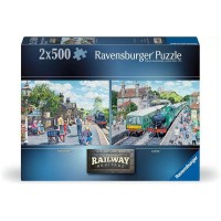 Puzzle 2x500 db - Vasút no1
