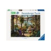 Puzzle 1500 db - Zöld ház