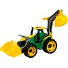 LENA: Műanyag traktor markolóval és rakodóval - 107 cm