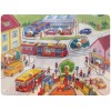 Autók 9 darabos fa puzzle