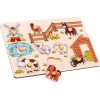 Tanya 10 darabos fa puzzle