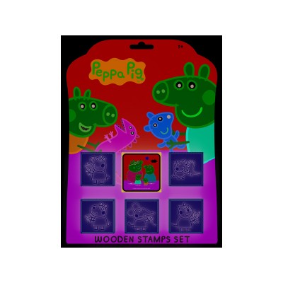 5 db nyomda + nyomdapárna - Peppa Malac