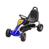 Pedálos kék verseny gokart - 30 kg teherbírású