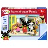 Ravensburger Puzzle 2x12 db - Bing mókázik