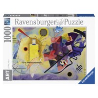 Ravensburger: Puzzle 1000 db - Kandinsky: Sárga, Piros, Kék