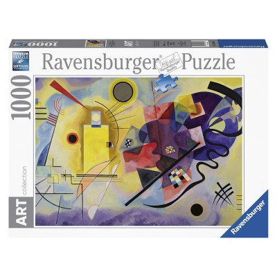 Ravensburger: Puzzle 1000 db - Kandinsky: Sárga, Piros, Kék