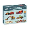 2IN1 mágneses puzzle - munkagépek, 75 db