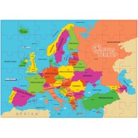 Európa Puzzle térkép magyarul 731516