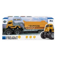 Négykerékmeghajtású teherszállító utánfutóval