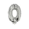 Számos lufi - 0, ezüst, 42 cm